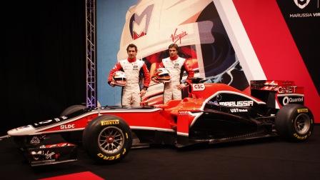 ���� � ��������� � ������� Marussia Virgin Racing MVR-02
